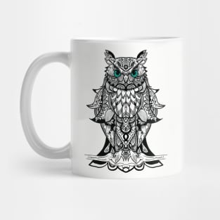 Best T-shirt is great for owl fans, Black Mandala Owl art T-shirt T-Shirt T-Shirt Mug